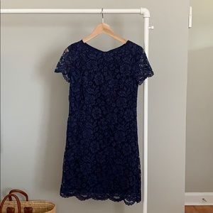 Cynthia Steffe Blue Lace Dress